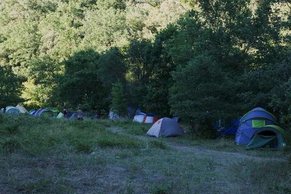 un coté du camping